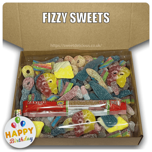 Birthday 1kg Fizzy Sweet Box